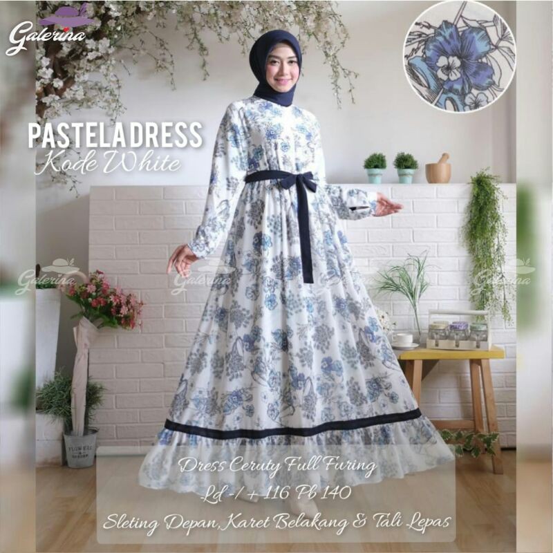 PASTELLA DRESS / BY GALERINA / BAHAN CERUTY FULLFURING / 270221