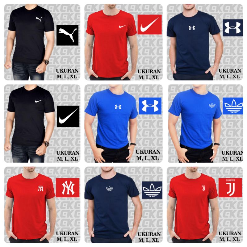 KAOS POLOS PRIA/KAOS GYM/KAOS RUNING/KAOS POLOS MURAH