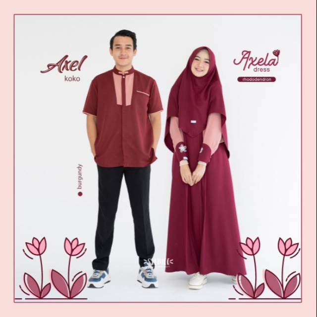 Baju lebaran couple silmee Axel axela