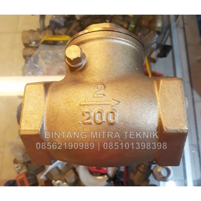 CHECK VALVE KUNINGAN ONDA 2" / SWING CHECK VALVE ONDA