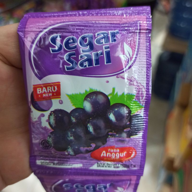 

Minuman Serbuk Segar Sari 7g Anggur