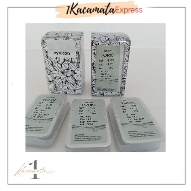 SOFTLENS SILINDER BENING BULANAN EYECON TORIC SILINDER DISPOSABLE