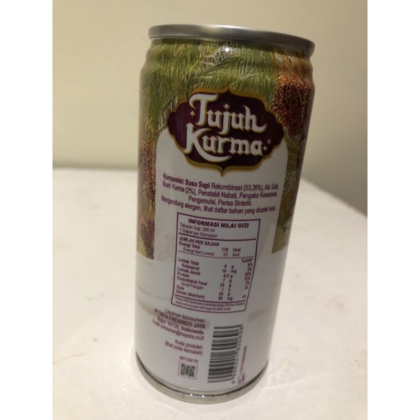 TUJUH KURMA Kaleng Susu Steril 200 ml