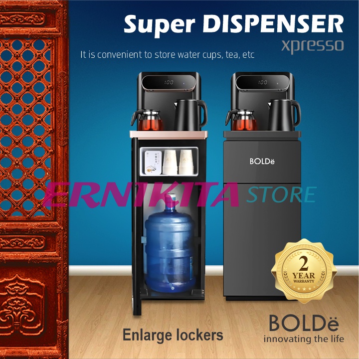 BOLDe DISPENSER XPRESSO GALON BAWAH BONUS 2 KETTLE - Remote Garansi Resmi 2 Tahun