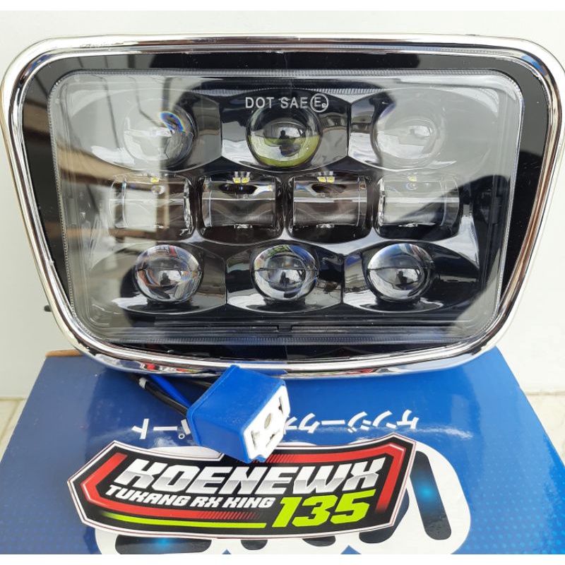 LAMPU DEPAN OVAL RX KING LED DYMAKER-5