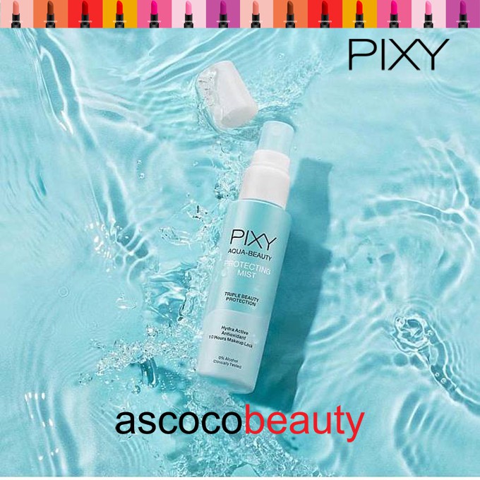 PIXY Aqua Beauty Protecting Mist 60ml Face Mist Spray Aquabeauty ✰ ascocobeauty ✰