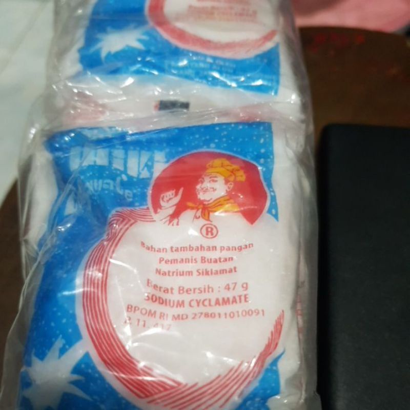 

pemanis buatan merk miki 47gr