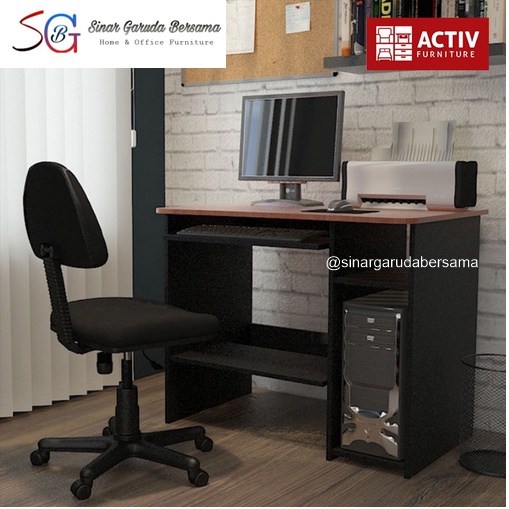 MEJA KOMPUTER MINIMALIS / MEJA KOMPUTER SEDANG ACTIV FADO CT 90