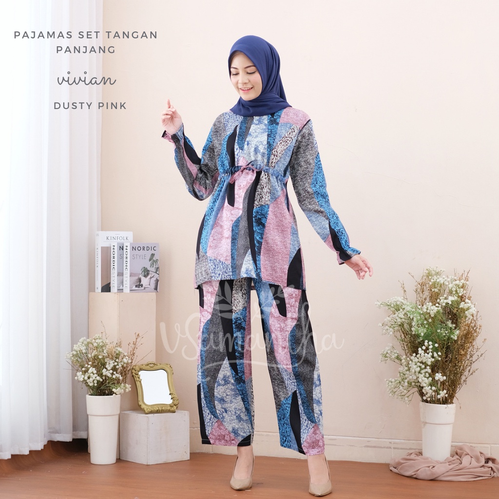 Pajamas Set Celana Muslim BUSUI Friendly II