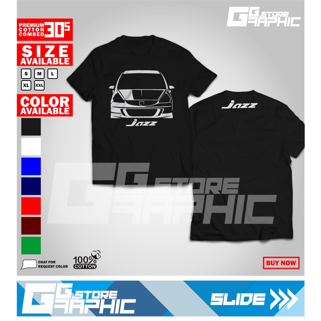 Baju Kaos Honda Jazz Gd3 Db keren