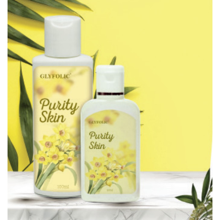 GLYFOLIC Purity Skin Sabun Wajah dengan Tea Tree Oil untuk Kulit Berjerawat by Proderma BRANDED