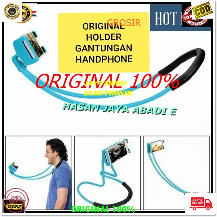 J155 LAZY NECK HOLDER LAZYNECK LAZYPOD PEGSNGAN GANTUNGAN MOBILE HP TONGSIS TONGKAT PENJEPIT JEPITAN HANDPHONE SANGAT FLEKSIBLE PEGANGAN TONGSIS NARSIS GANTUNGAN MOBILE GPS PENJEPIT UNIVERSAL MAX 6.5 INCI HARGA TERJANGKAU