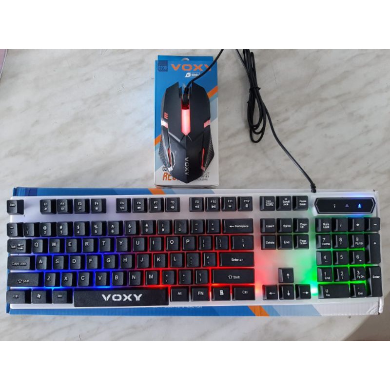 Keyboard And Mouse Set Gaming RGB Voxy K358 - G200