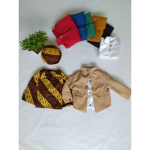 beskap ovj anak / beskap anak / baju adat jawa anak