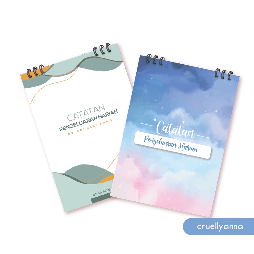 

[cruell] Catatan Pengeluaran Harian/Cash Flow isi 50 halaman 80 gsm ukuran A6 edisi 2