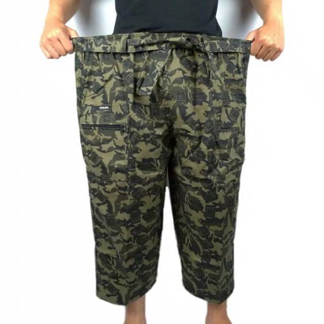 Celana Panjang Pria Jumbo Celana Sirwal BIG SIZE XXXL Pants Cargo Muslim Cingkrang Dewasa Army Bahan