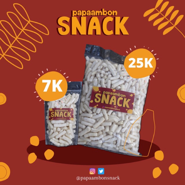 

Kerupuk Ikan Stick Putih Papaambon 1/2kg