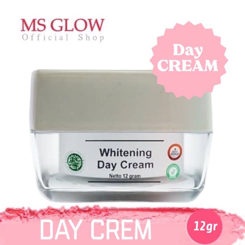 ‼️BIG SALE‼️MS GLOW WHITENING DAY CREAM (Habiskan Stok,exp aman 2024)