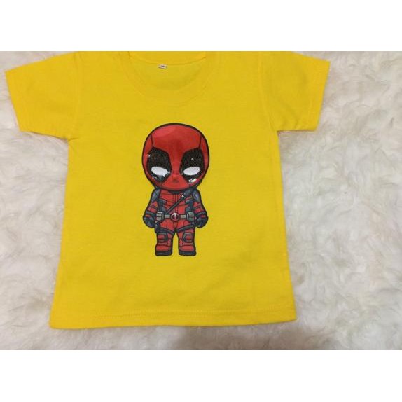 ➳ Kaos Anak Superhero LED Nyala (bisa pilih superhero, warna & ukuran) ✳