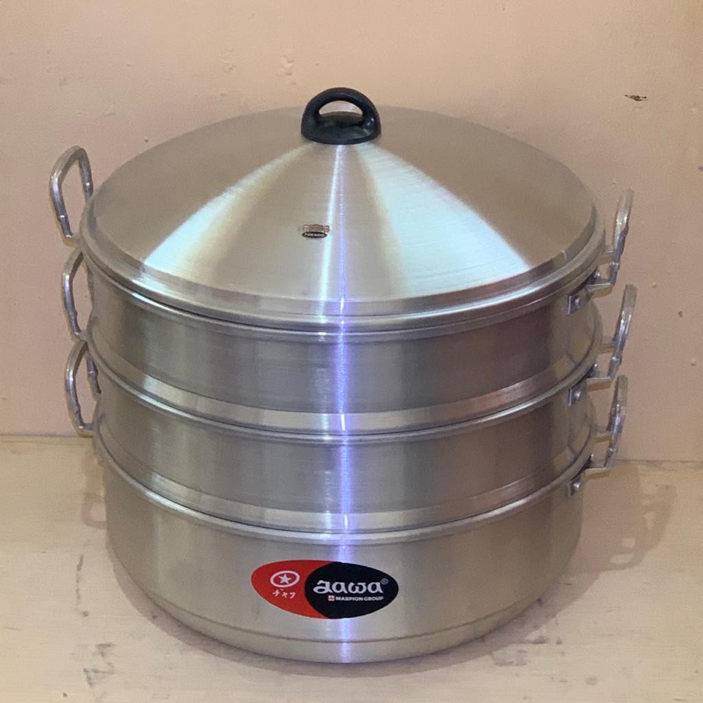 Langseng Steamer Kukus Kue Aluminium 45 Cm Maspion
