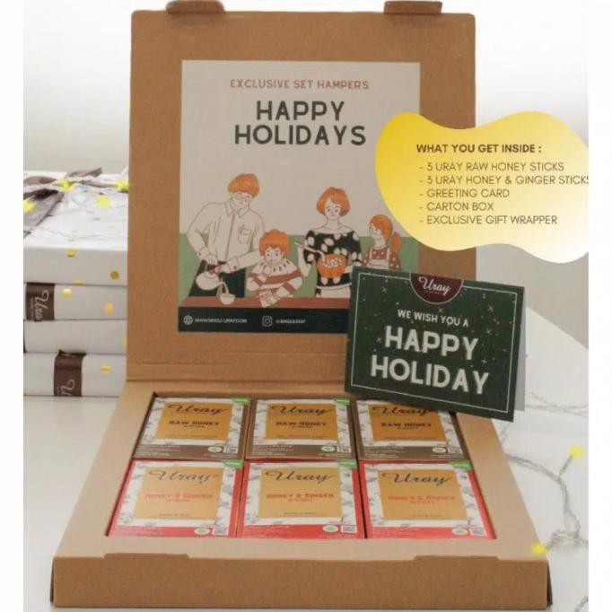 

Hampers Madu Uray 6 Set 6 Box Ginger And Original Panny_Store