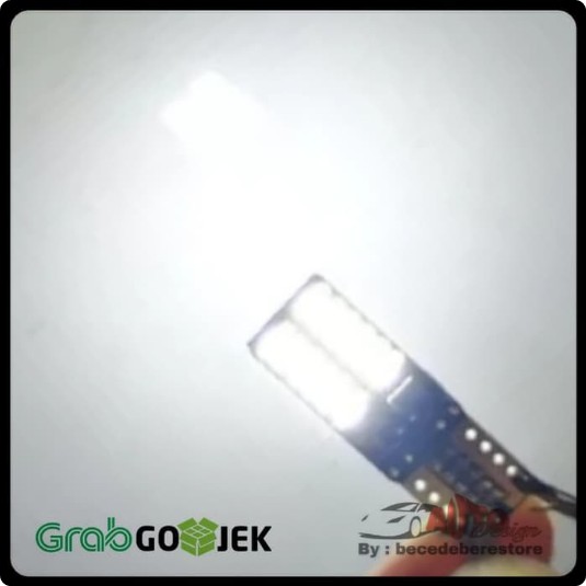 Lampu LED Mobil Motor T10 W5W Chip 4014 - 24 Mata Super Terang