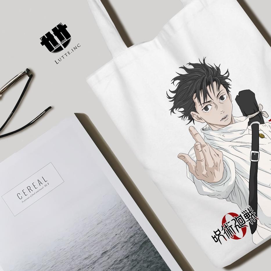 ✿ NEW Jujutsu Kaisen Episode 0 Tote bag Anime ToteBag Kanvas Premium Tas Tote bag Yuta Okkotsu ➩