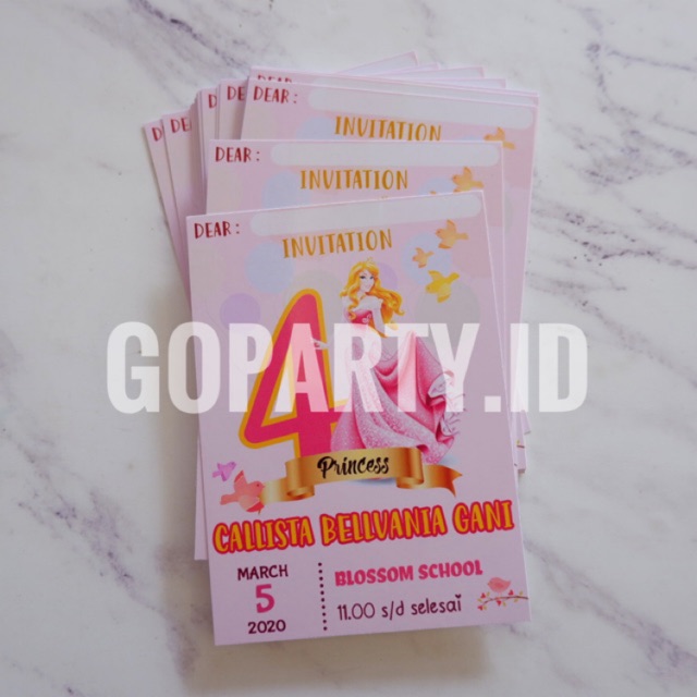 

CUSTOM INVITATION CARD KARTU UNDANGAN GOODIE BAG TAG BABY CARD KARTU BINGKISAN