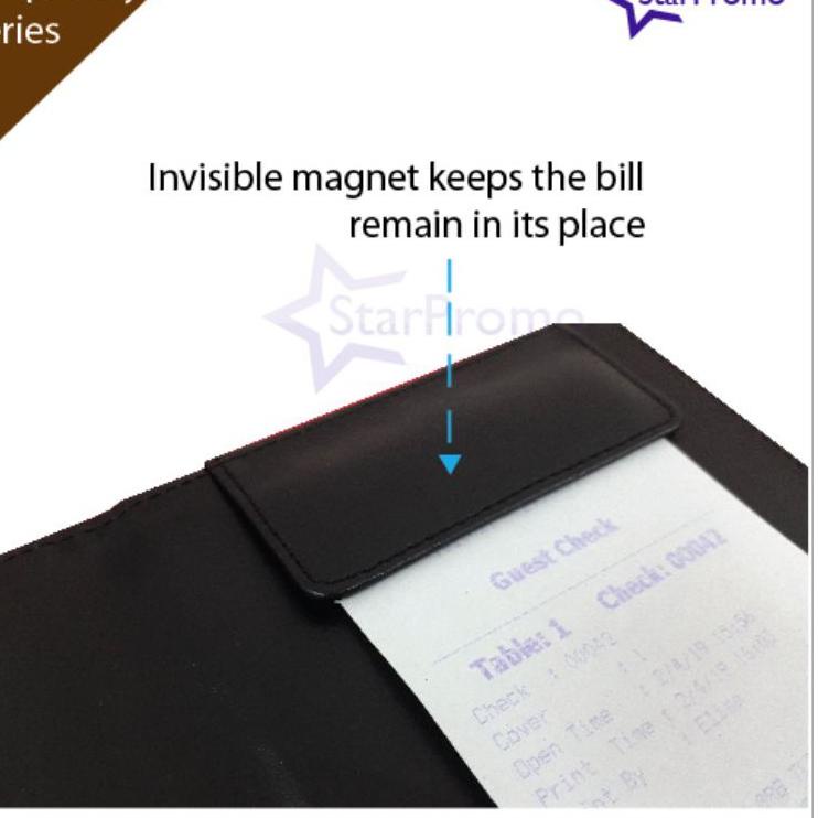 

[PRODUK IIRKP] Bill Holder Cover Bill Resto Cafe Hotel 7GE