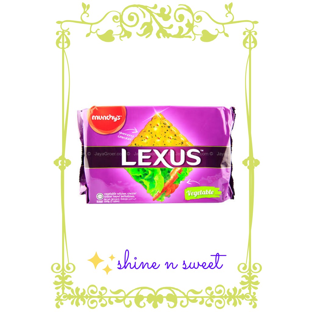 

Biskuit Munchys Lexus Vegetable / Sayur