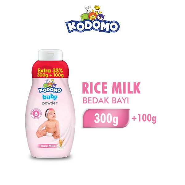 Kodomo Baby Powder Bedak Bayi Rice milk / chamomile 300g + 100 g