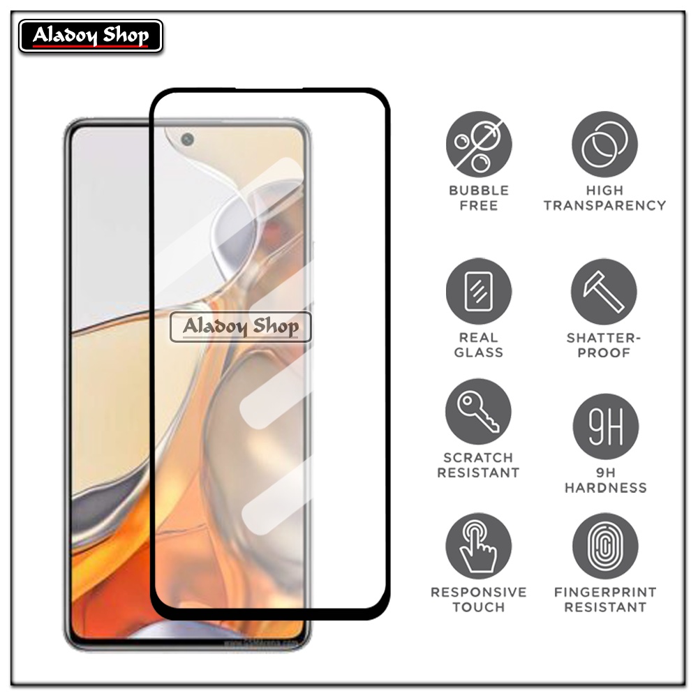 PAKET 3 IN 1 Tempered Glass Layar Xiaomi Mi 11T Pro Free Tempered Glass Camera dan Skin Carbon