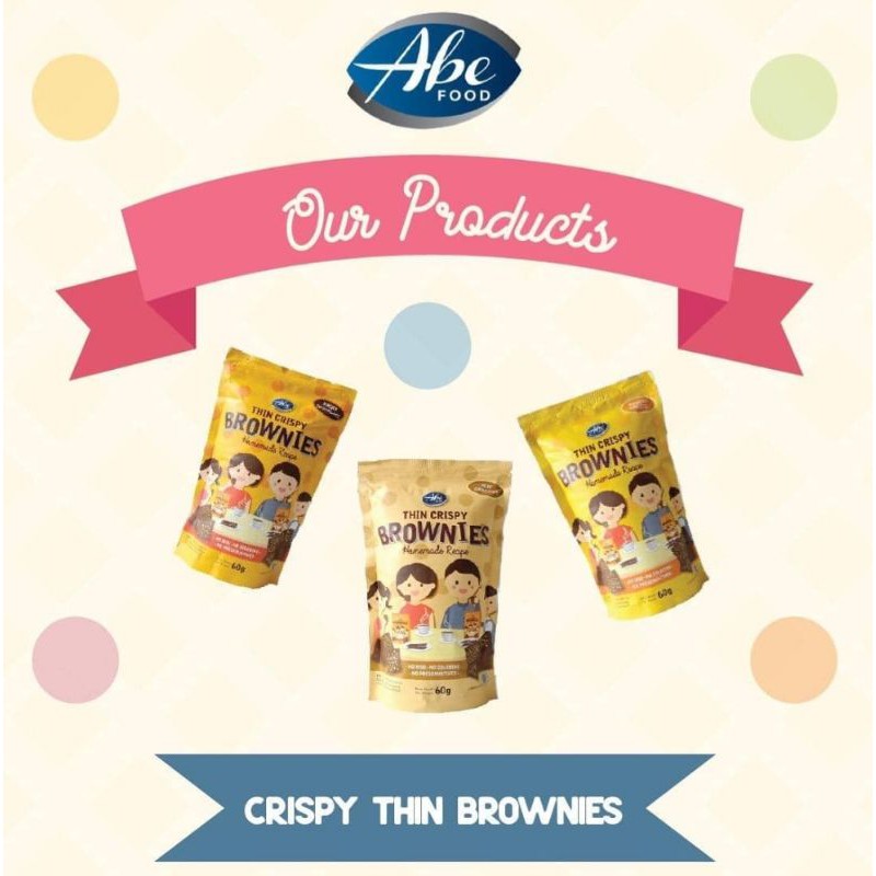 Abe Food Thin Crispy Brownies