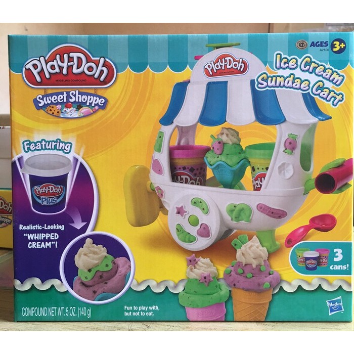 QM795 Play Doh Ice Cream Sundae Cart - PD-0009