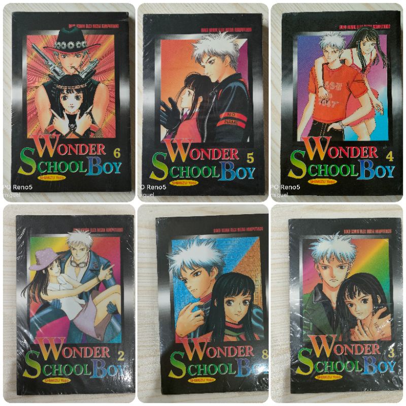 komik wonder school boy vol 2, 3, 4, 5, 6, 7, 8