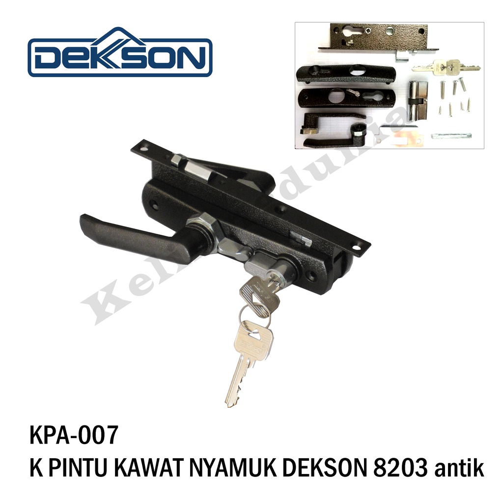 Kunci Pintu Kawat Nyamuk Lock Dekson Pintu Apartemen Rumah Garasi