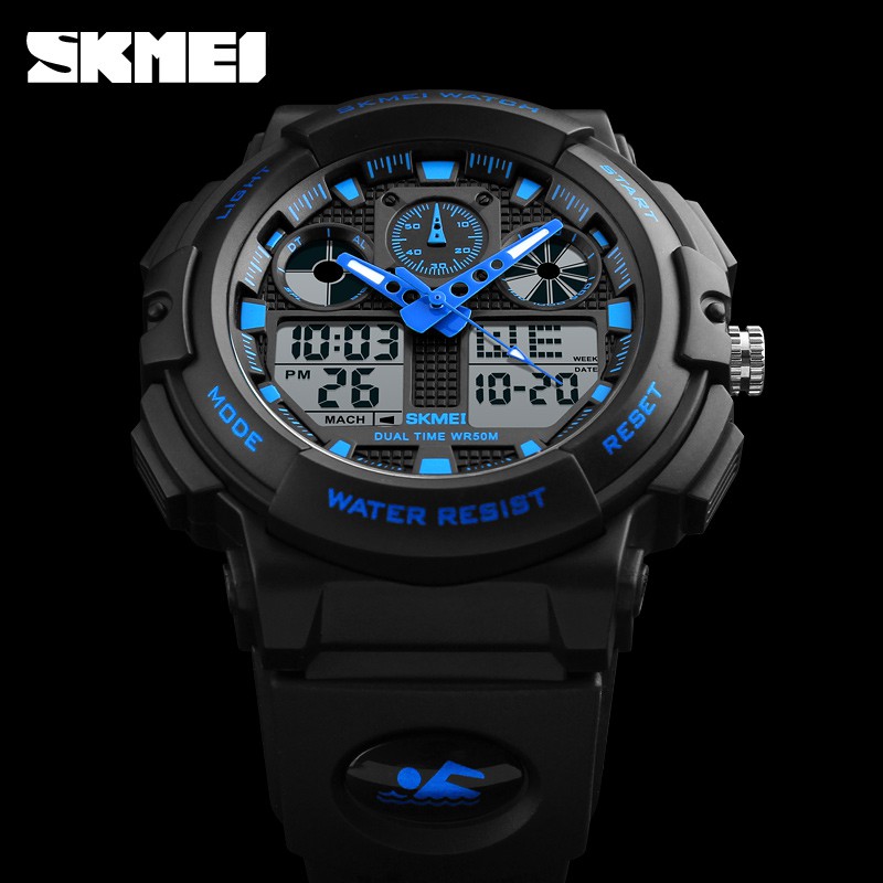 SKMEI 1270 Jam Tangan Pria Analog Digital Anti Air WATCHKITE WKOS