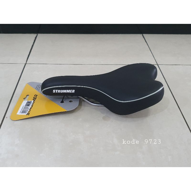 sadel sepeda mtb lipat seli minion ctb STRUMMER 9723 gel lebar empuk