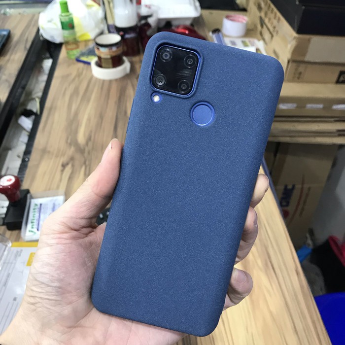 PREMIUM TPU SANDSTONE SOFT JELLY CASE FOR REALME C15