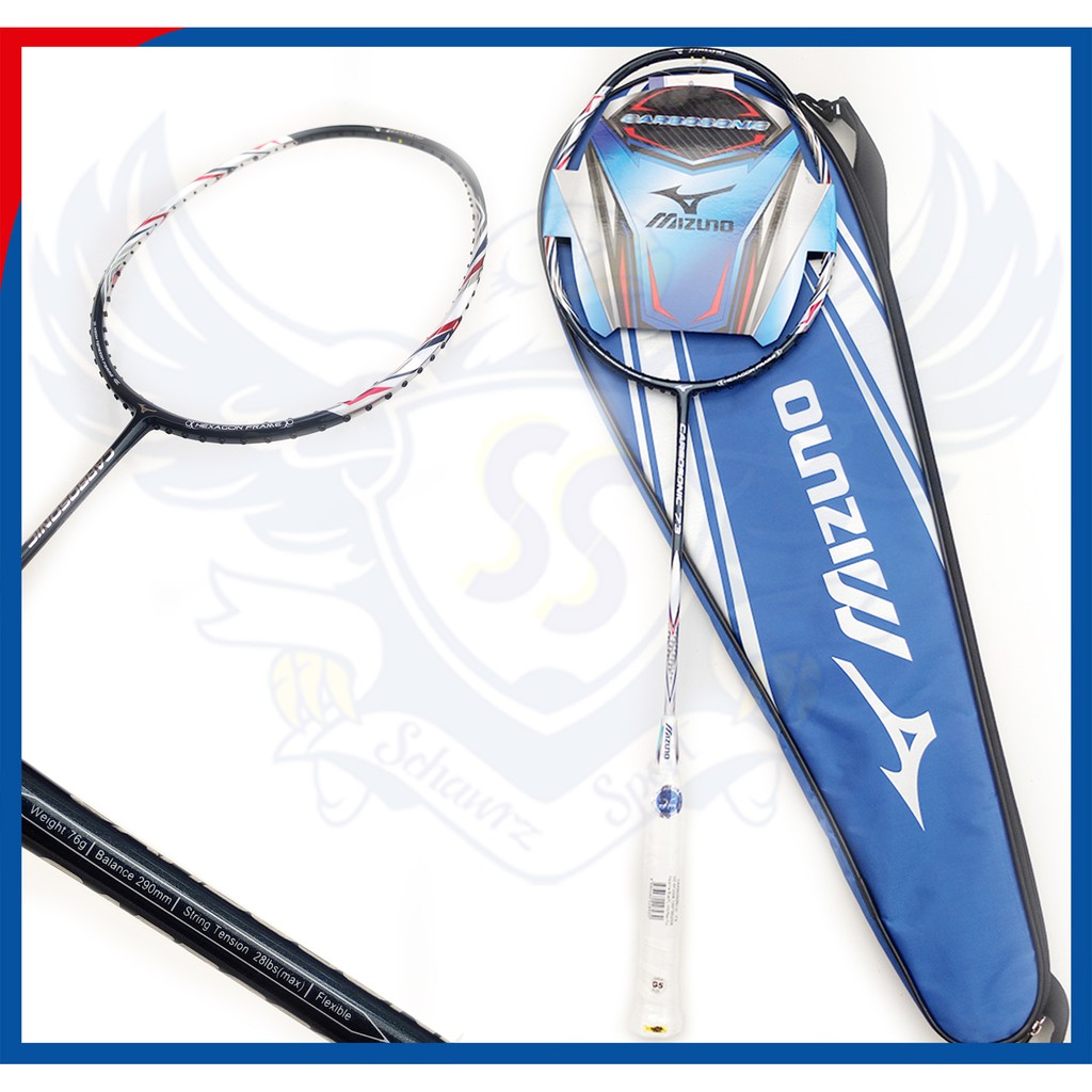 RAKET BADMINTON MIZUNO CARBOSONIC 73 ORIGINAL JAPAN