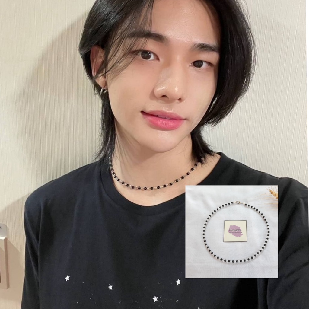 HYUNJIN STRAY KIDS NECKLACE INSPIRED/ KALUNG IDOL KPOP/KALUNG MURAH