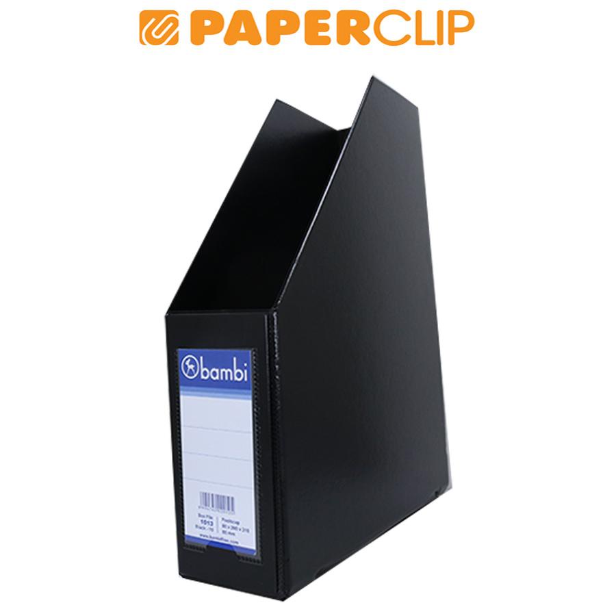 BOX FILE BAMBI 1013 FOLIO 10 BLACK