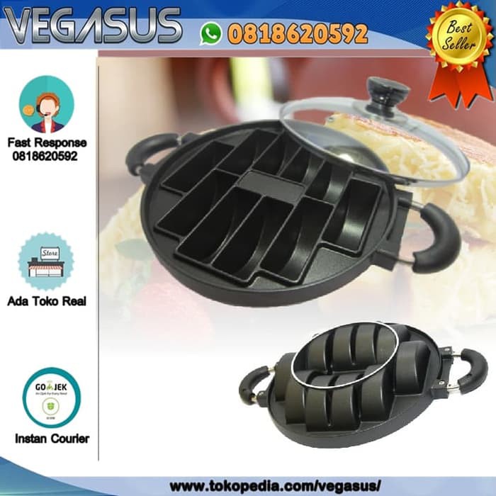 CETAKAN KUE pukis / kue pancong [PUKIS MAKER] - Cetakan Loyang Tebal