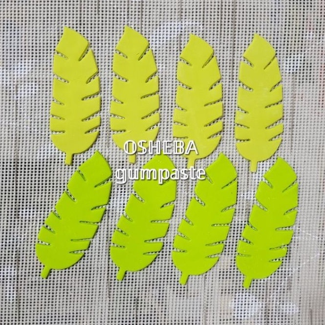 

[osheba] gumpaste daun EO 39 isi 8 daun