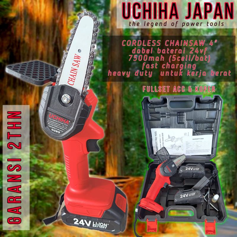 mesin gergaji pohon ranting baterai senso chain Saw chainsaw uchiha