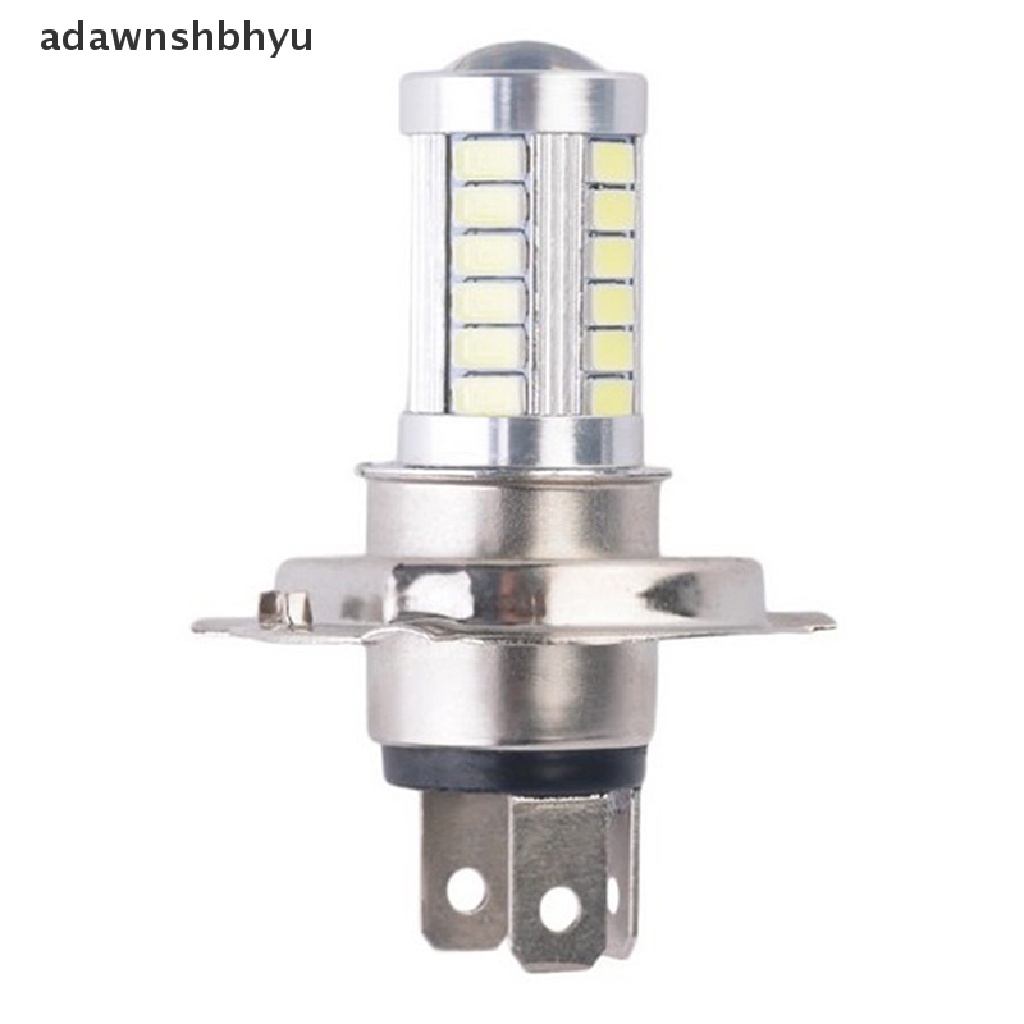 Adawnshbhyu H4 33SMD LED Bohlam Lampu Depan Mobil Siang Running Light Putih Motor Fog Lamp