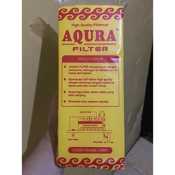 AQURA FILTER KAPAS BUSA FILTER AQUARIUM AQUASCAPE