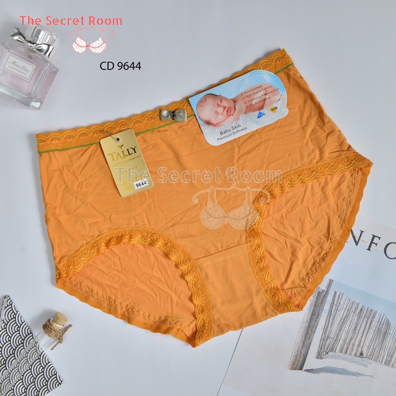 TALLY CD CELANA DALAM 9644 I FREE SIZE I FIT XL I BAHAN BABY SKIN MIX RENDA