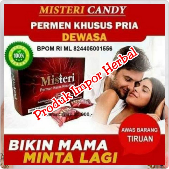 Misteri Candy Asli Permen Khusus Pria Dewasa Original Obat Stamina