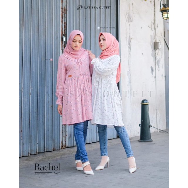 RACHEL TUNIK RAYON PREMIUM MURAH ADEM KEKINIAN ORIGINAL LATISZA